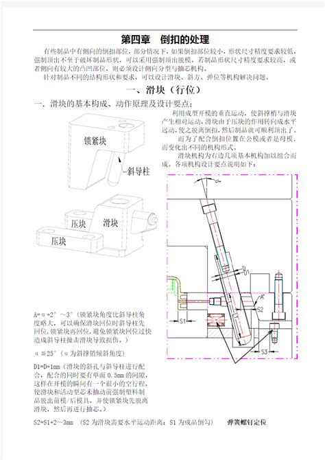 倒扣 意思|塑胶模具倒扣处理方法（模具倒扣是什么东西）